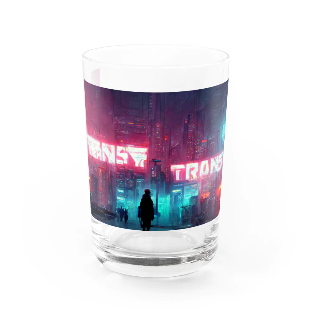 TransyのTransyTransy  Water Glass :front