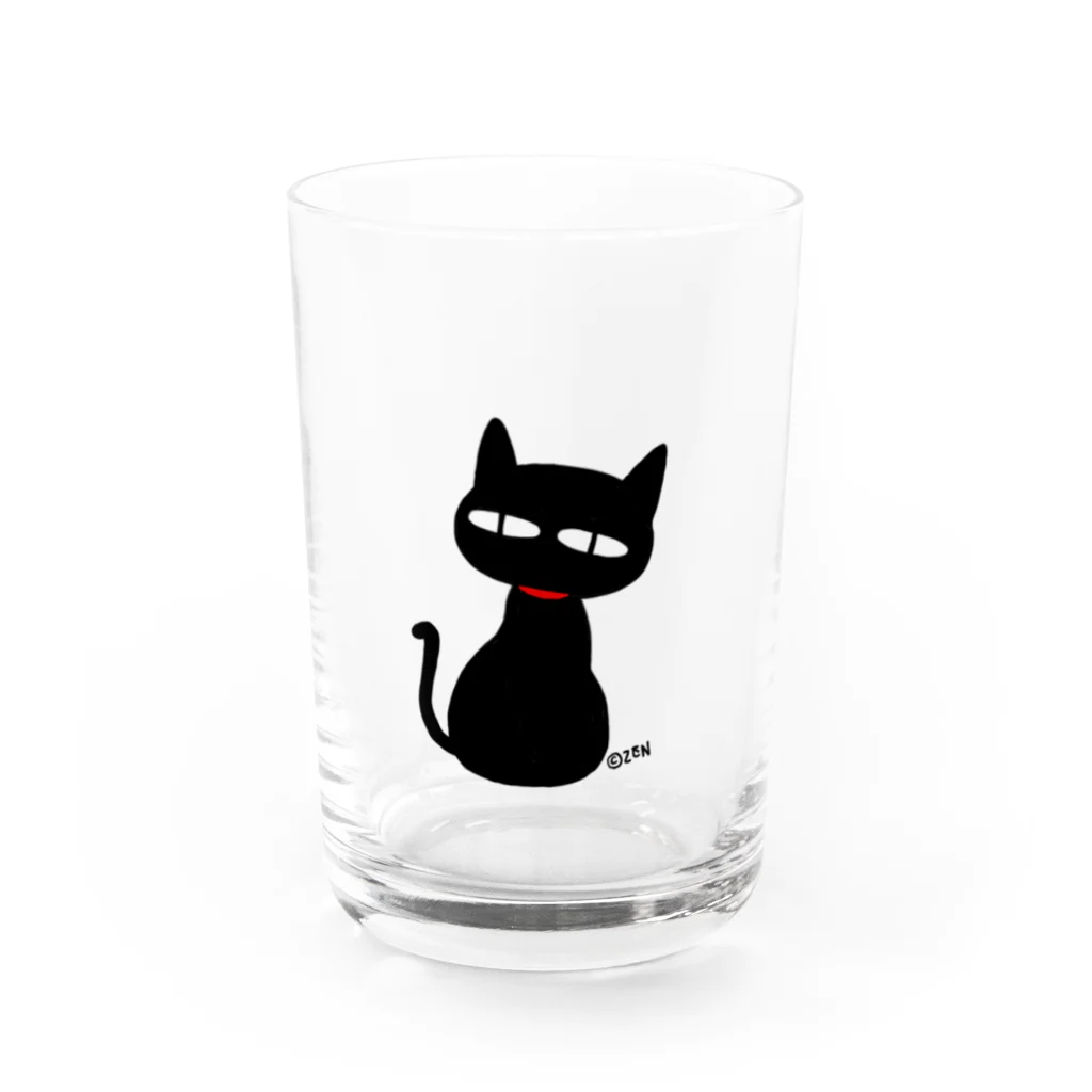 ZENの黒猫のKWU Water Glass :front