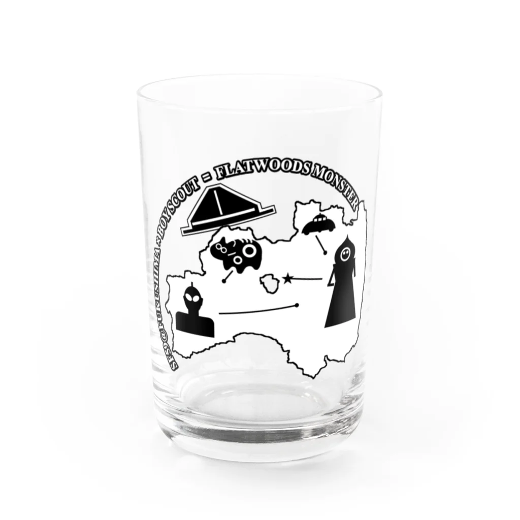 Nagashi-KizoeのＦ- ＣＯＮ福島 × ボーイスカウト Water Glass :front