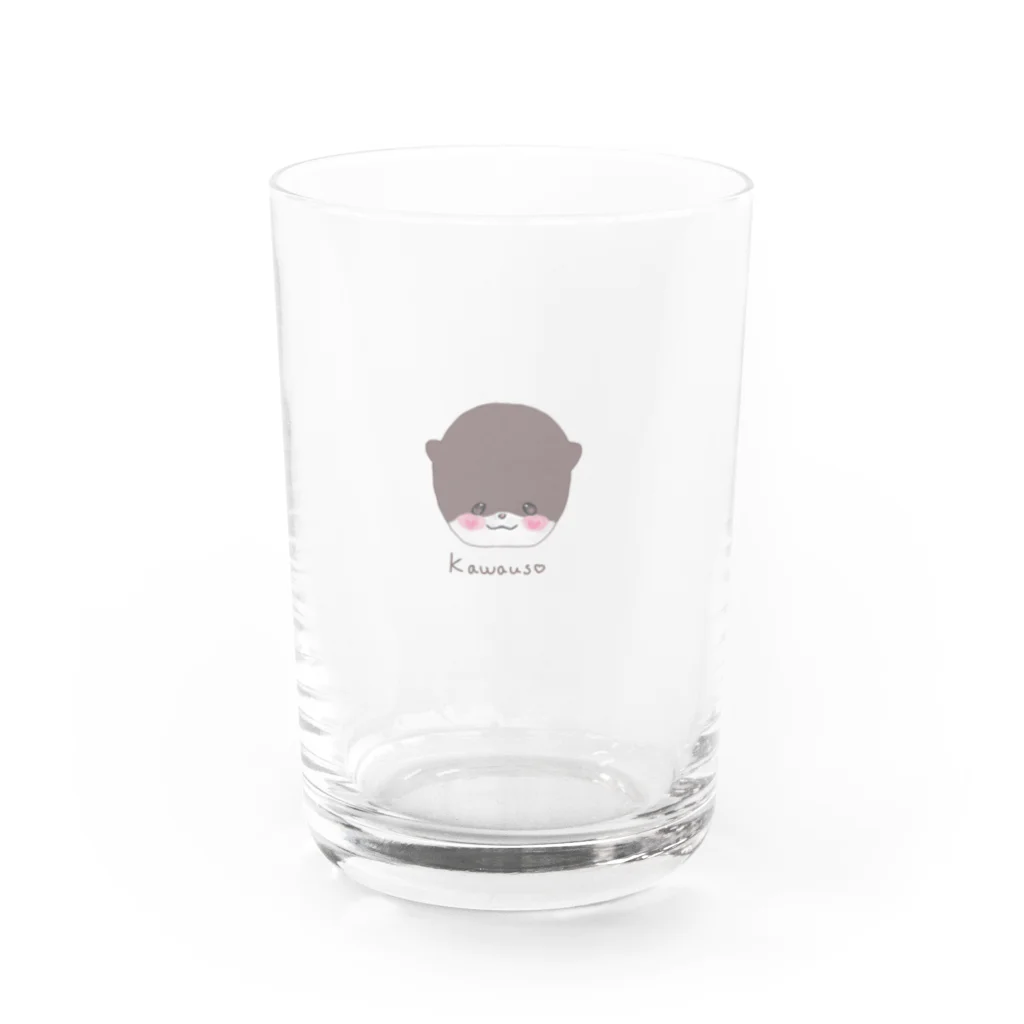 カワウソのつめのカワウソちゃん Water Glass :front