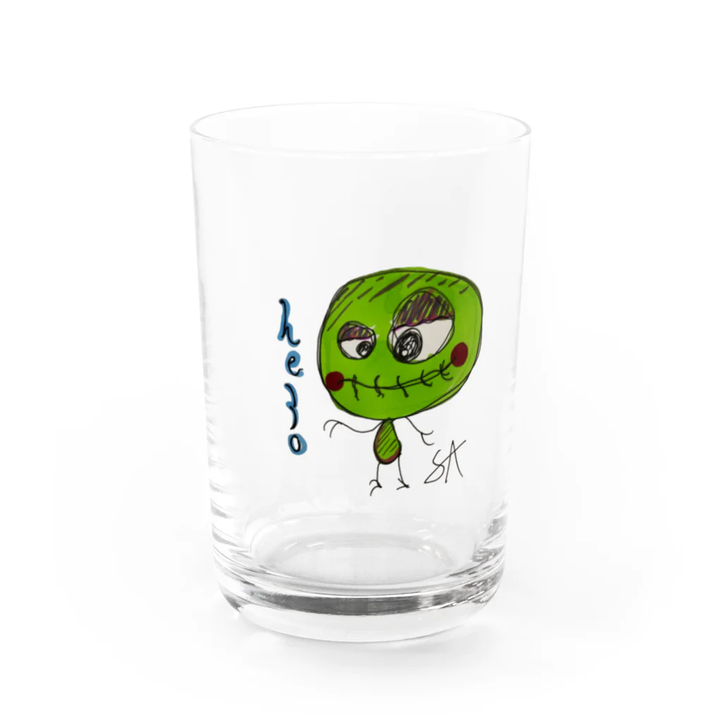 多才-tasai-の無芸-mugei- Water Glass :front