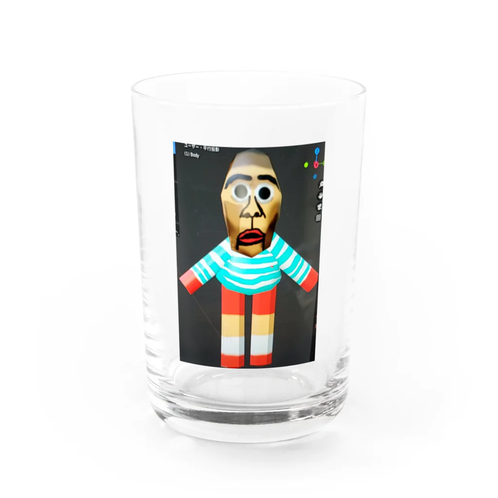 修羅のなたよくん Water Glass :front