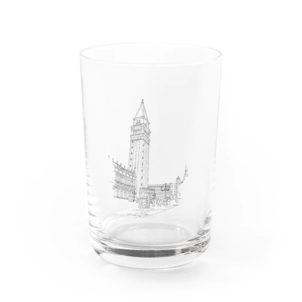 neconocoのサン・マルコ広場 Water Glass :front