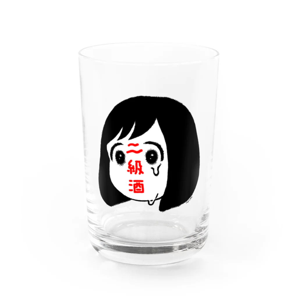 にくまん子の二級酒ちゃん Water Glass :front