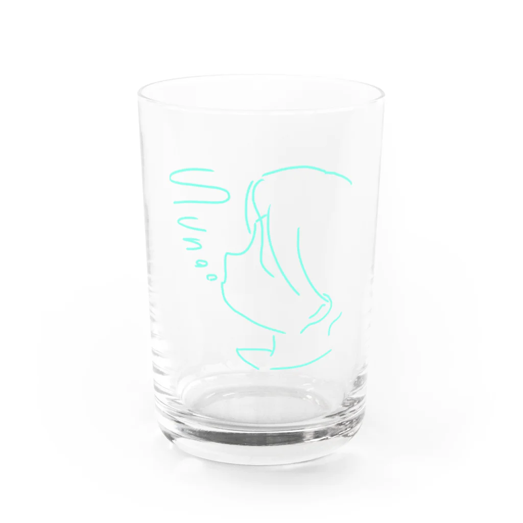 hakobuneの絵モイ (SunaO.special color) Water Glass :front
