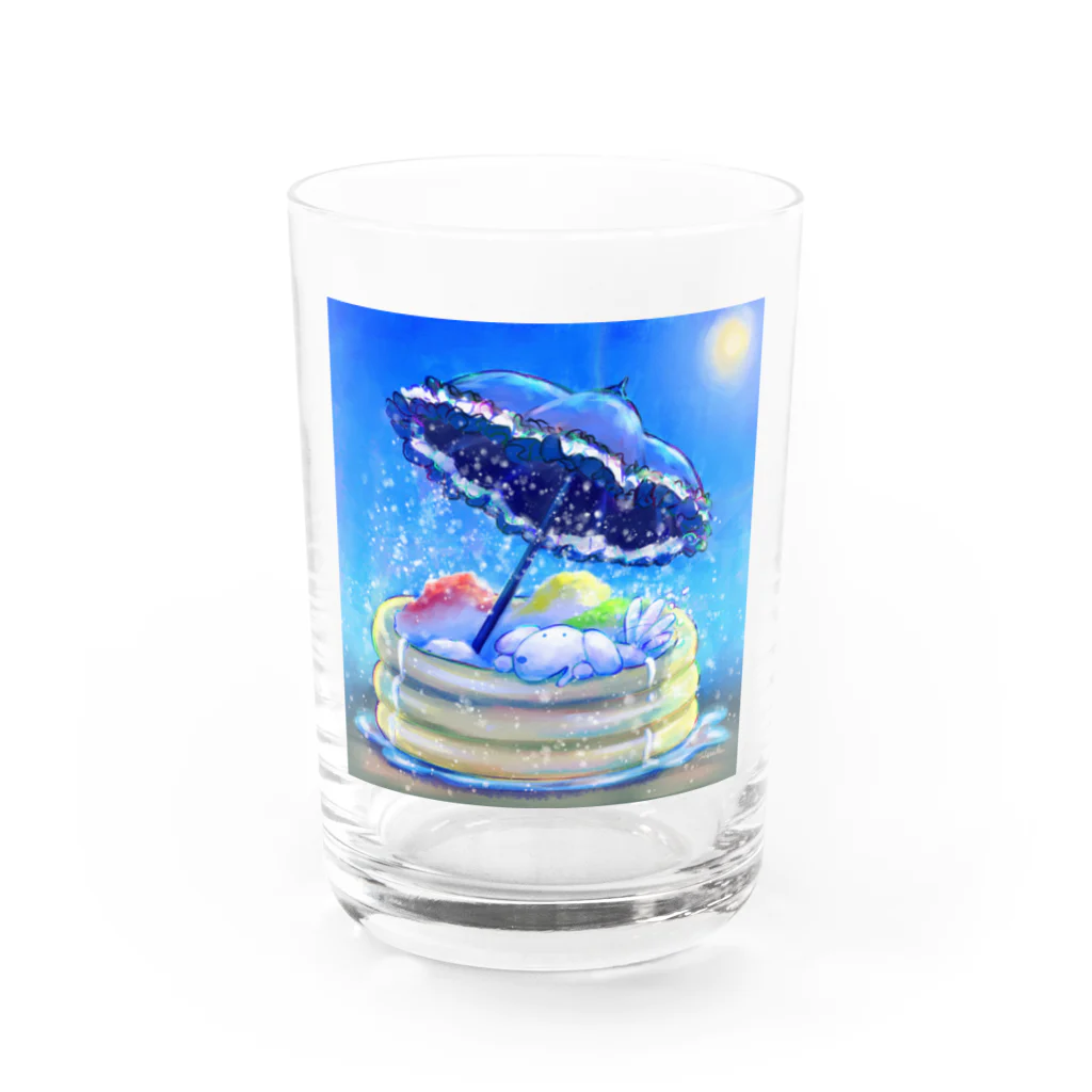 宮本明香のサムちゃん見舞い申し上げます Water Glass :front