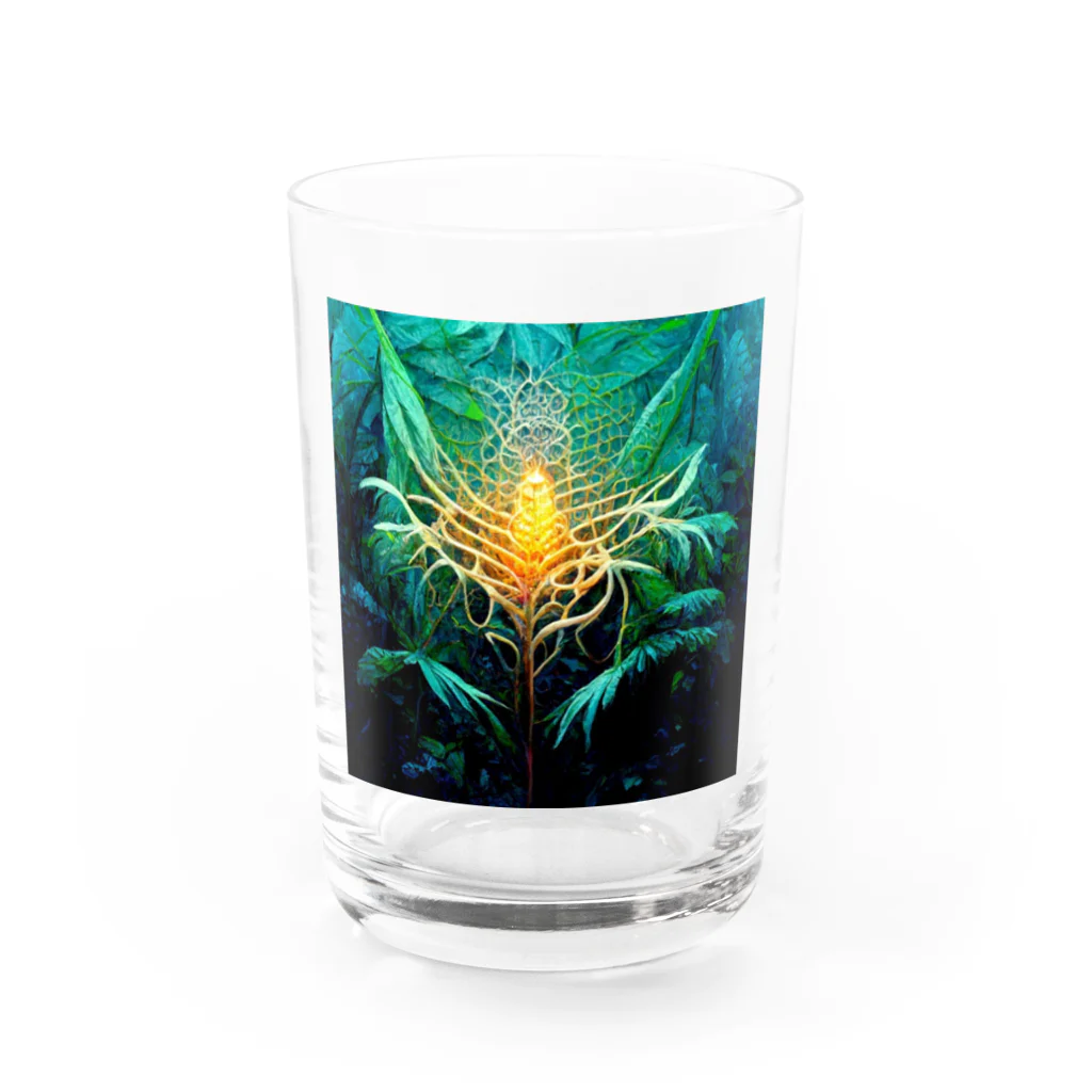 マクラメ魔法植物の店のホドケバナ Water Glass :front