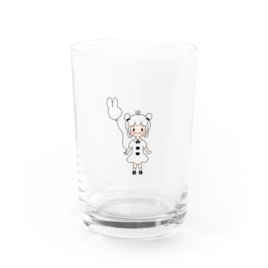 ぽっぴんぐ❤︎さいだー/蜜と毒の女の子と風船 Water Glass :front