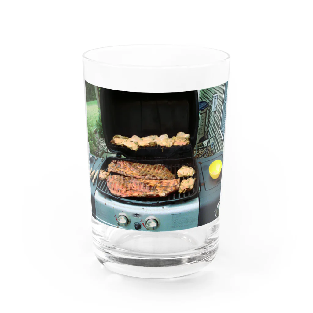 thatoneusernameのアメリカンBBQ Water Glass :front