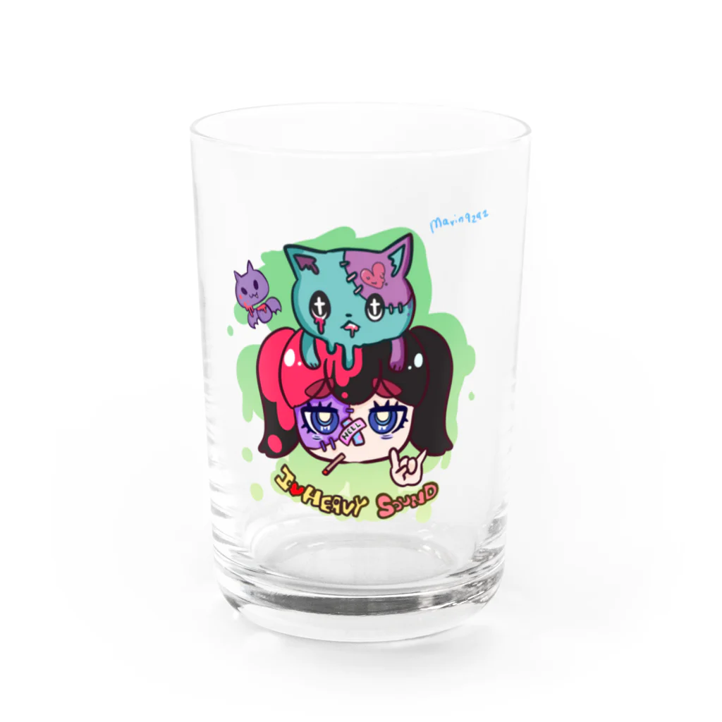 （猫）マリン製作所のHeavy soundちゃん Water Glass :front