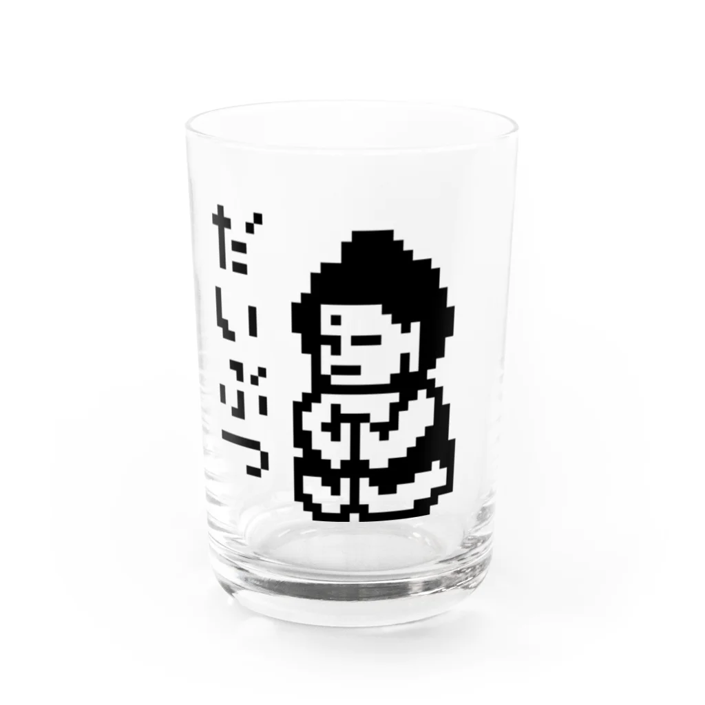 LalaHangeulのだいぶつくん Water Glass :front