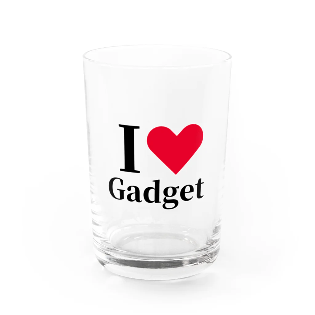 harusaraショップのI LOVE ガジェットグッズ Water Glass :front