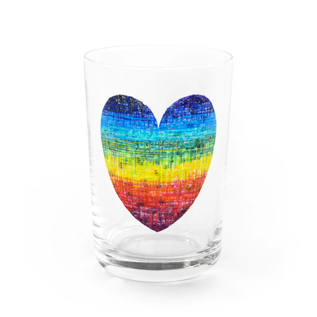 nissyheartのマルカツハート Water Glass :front