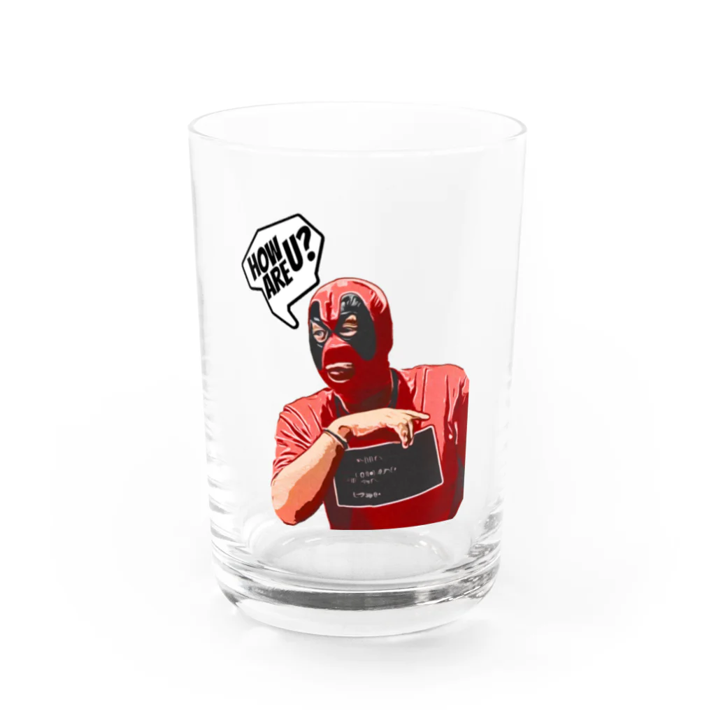 マスクマンのマスクマン Water Glass :front