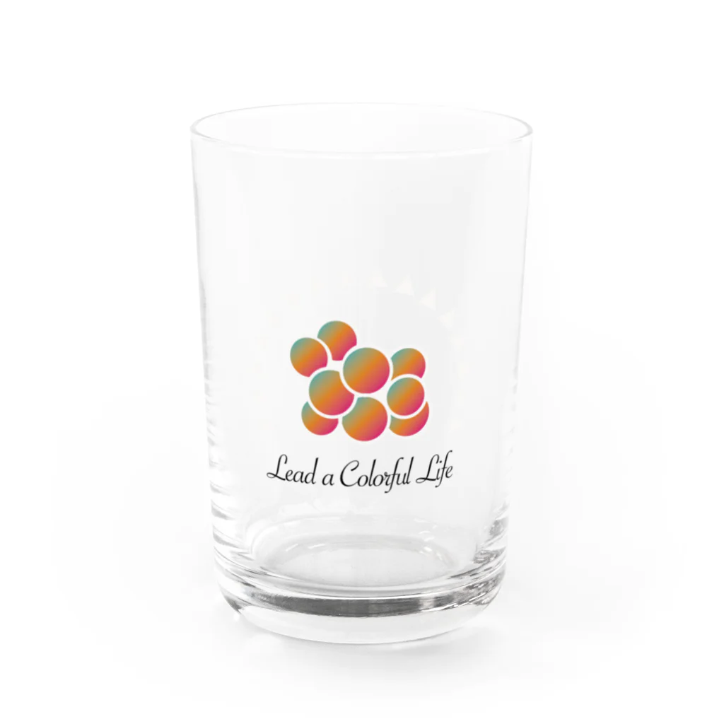 DEEPDRILLEDWELL@井戸の中のColorful Grapes Water Glass :front