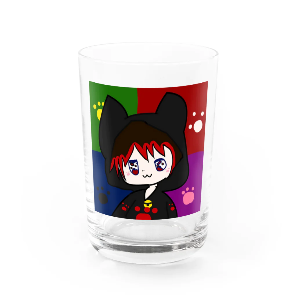 SNEAKER GIRLのCat girl Water Glass :front