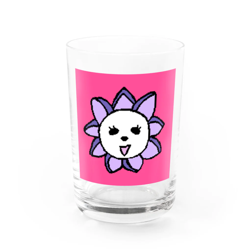 ミスターパンダワールドのフラワーパンダ Water Glass :front