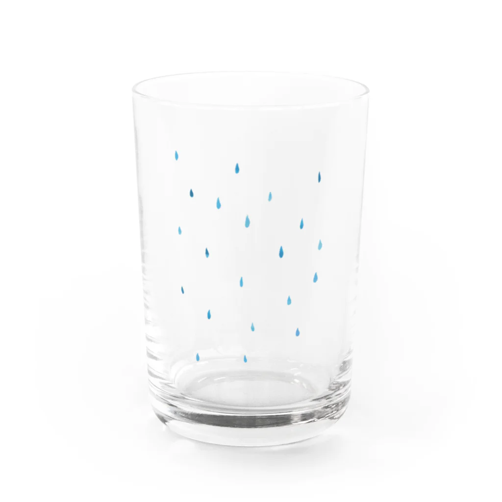 あめおんなのおみせのあめふりのしずく Water Glass :front