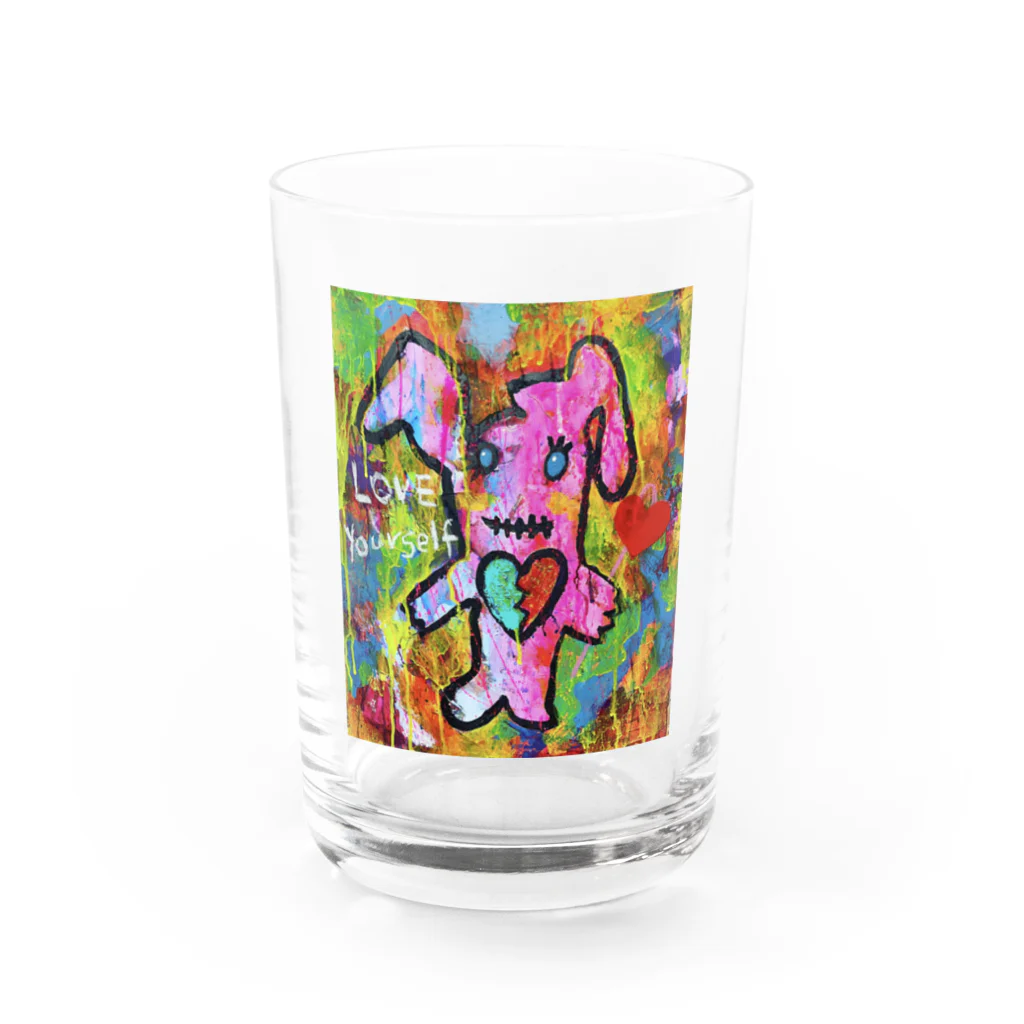 Miiie（ミエ）のラブユアセルフ Water Glass :front