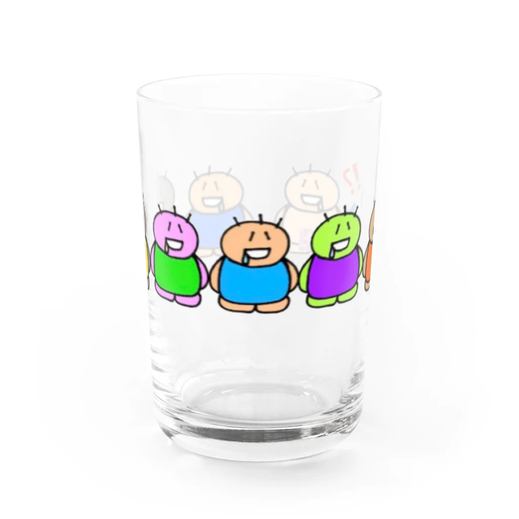 ☆あゆ ころ たろの☆ ハッピーライフのお試しグラス  Water Glass :front