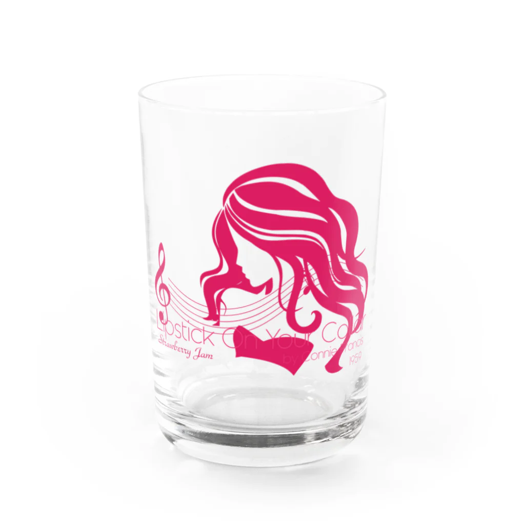 JOKERS FACTORYのLIPSTICK ON YOUR COLLAR Water Glass :front