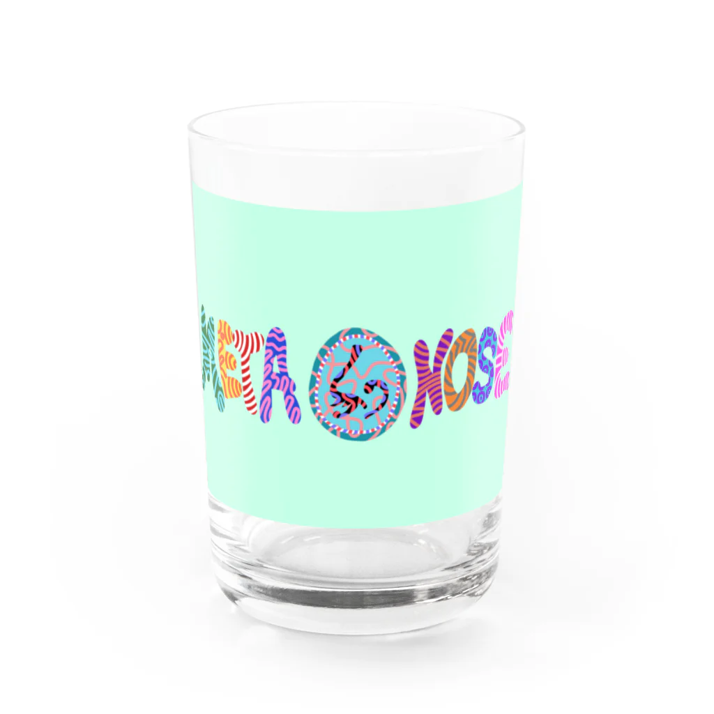 I AM METANOのMETA NOSE COLORFUL 2 Water Glass :front