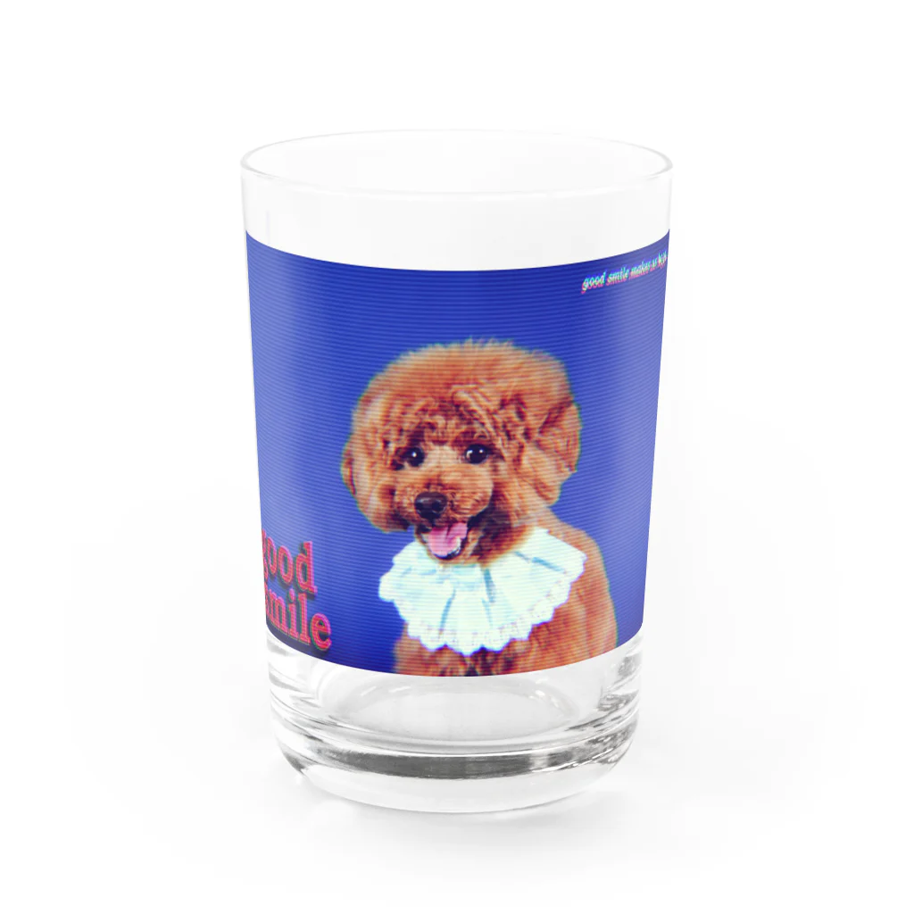 temple islandの70s USA ver Good smile dog Water Glass :front