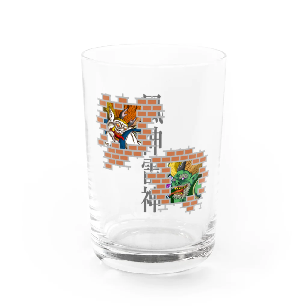 Siderunの館 B2の風神雷神【さいどらん。バージョン】 Water Glass :front