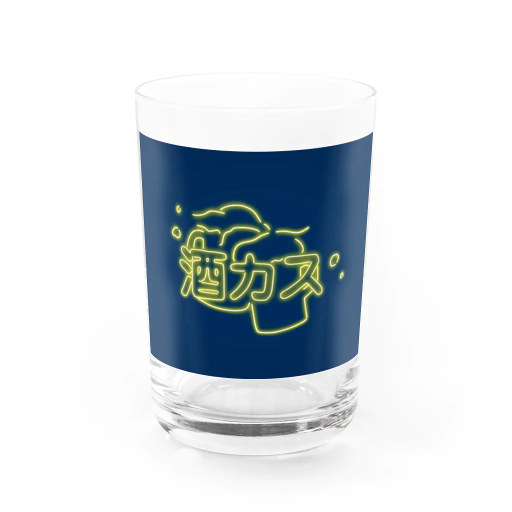 Suzudonの酒カスネオン Water Glass :front