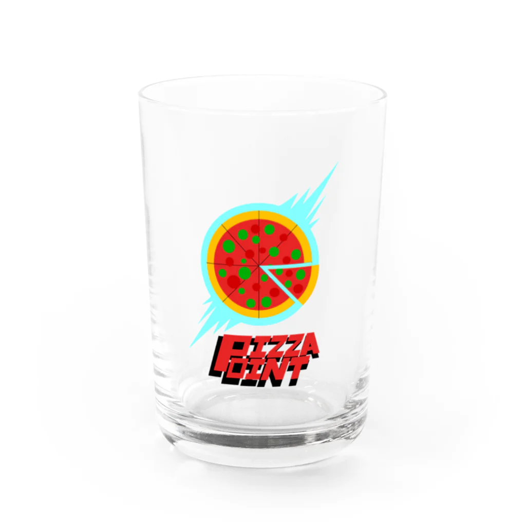 🕷Ame-shop🦇のPizza Point Water Glass :front