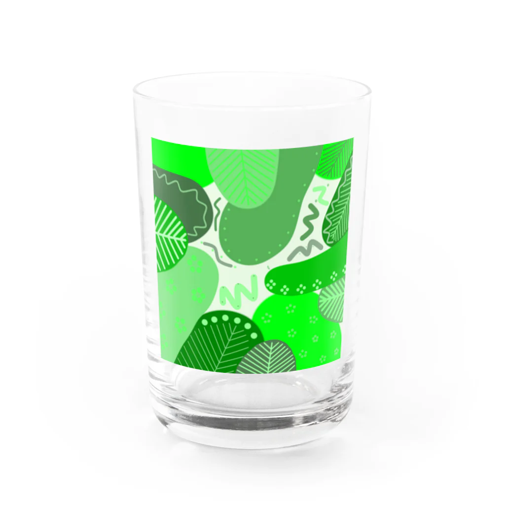 うにぽっぷこーんの観葉植物 Water Glass :front