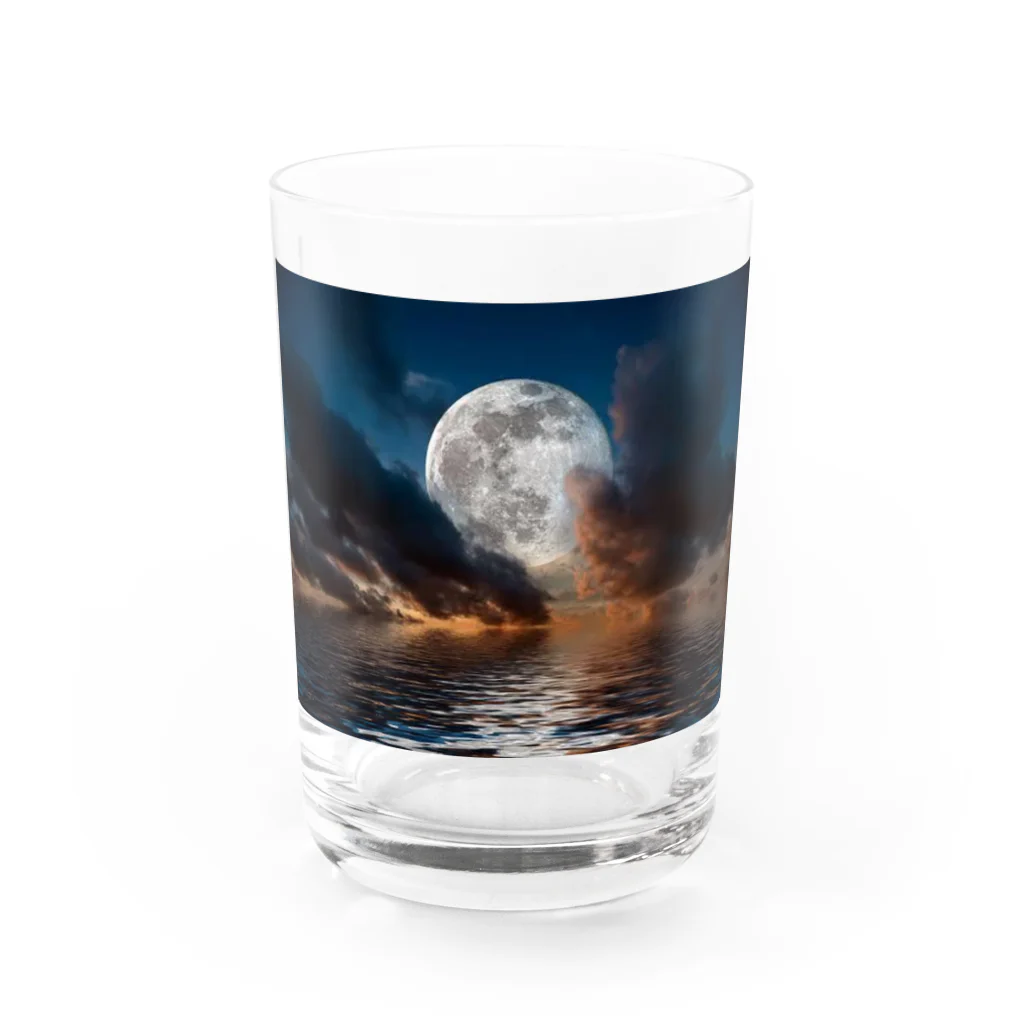 タツノオトシゴローズのthe moon no.2 Water Glass :front