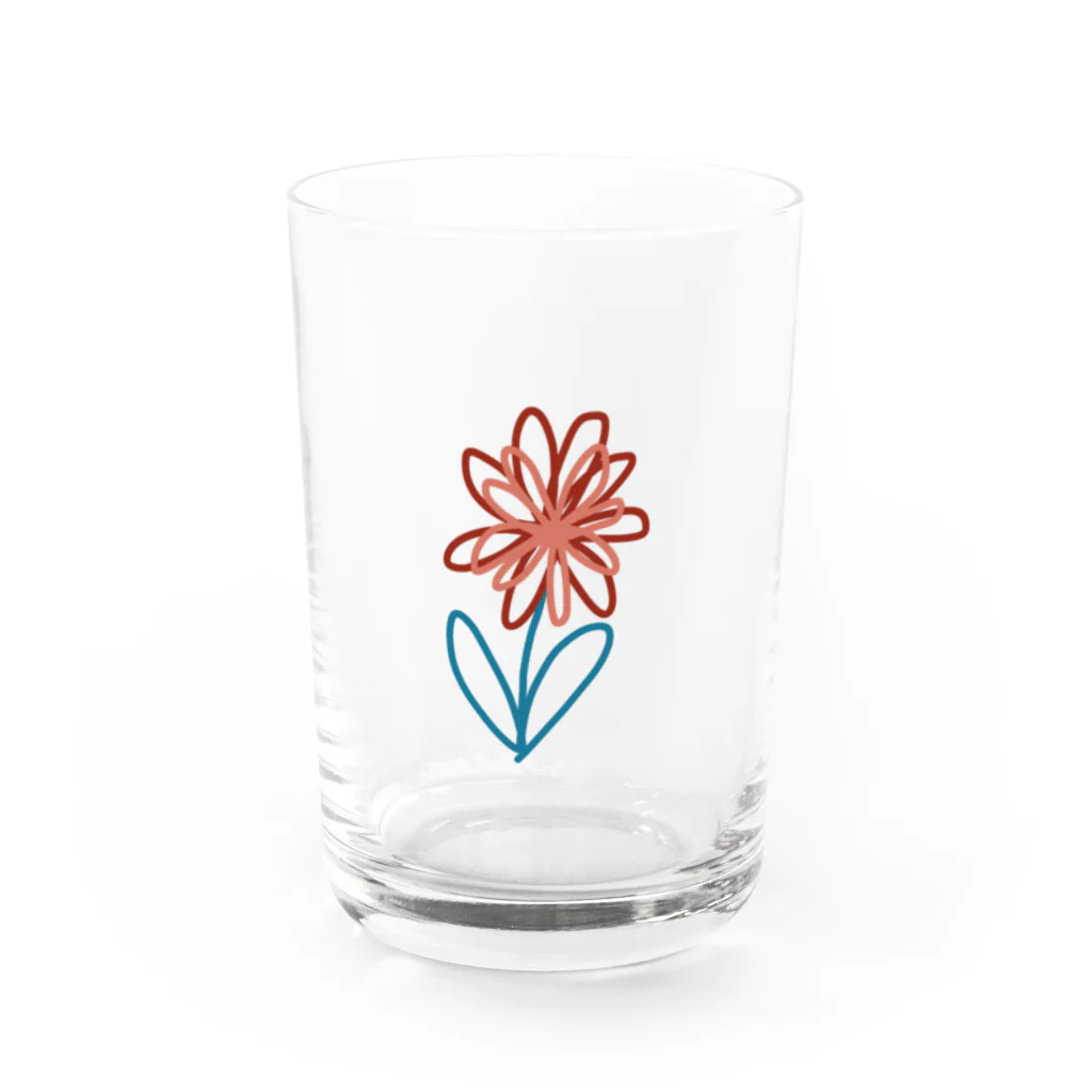 flower-flowersのflower A-1 Water Glass :front