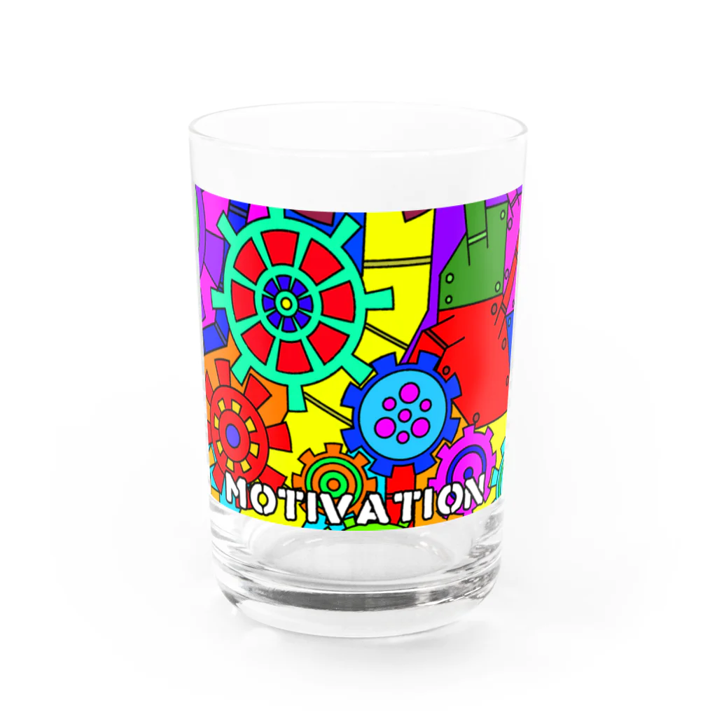 colorfunnyのMOTIVATION Water Glass :front