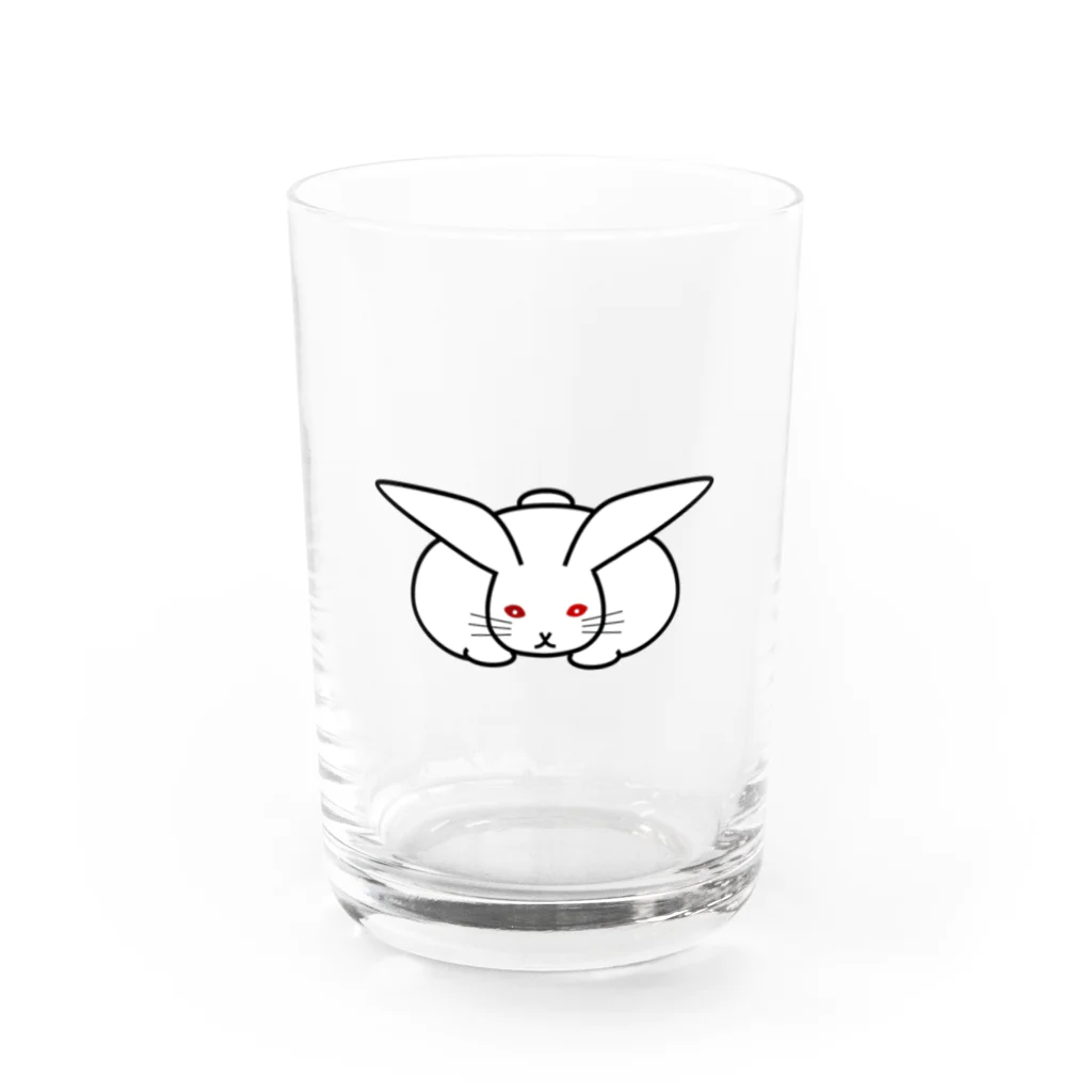 うさぎ屋のまむきうさぎ Water Glass :front