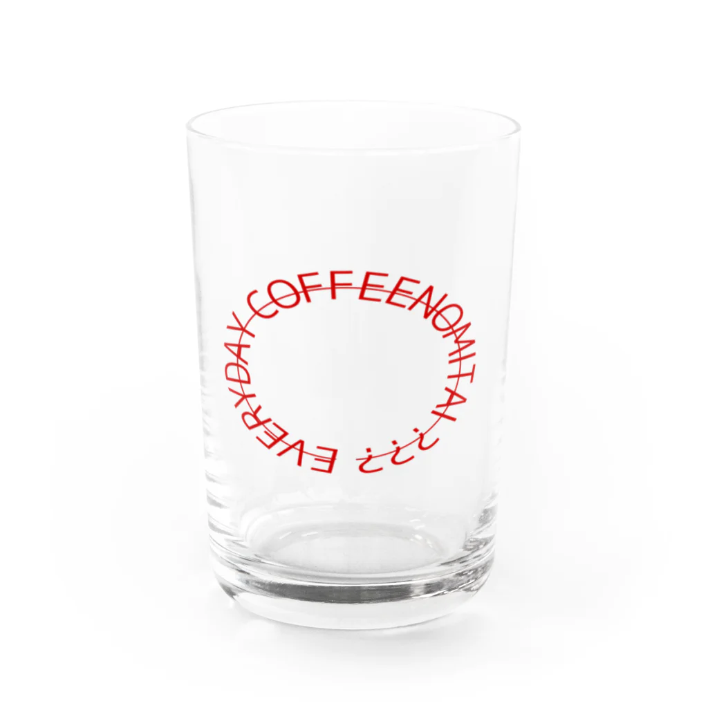 pppのEVERYDAY COFFEE NOMITAI Water Glass :front