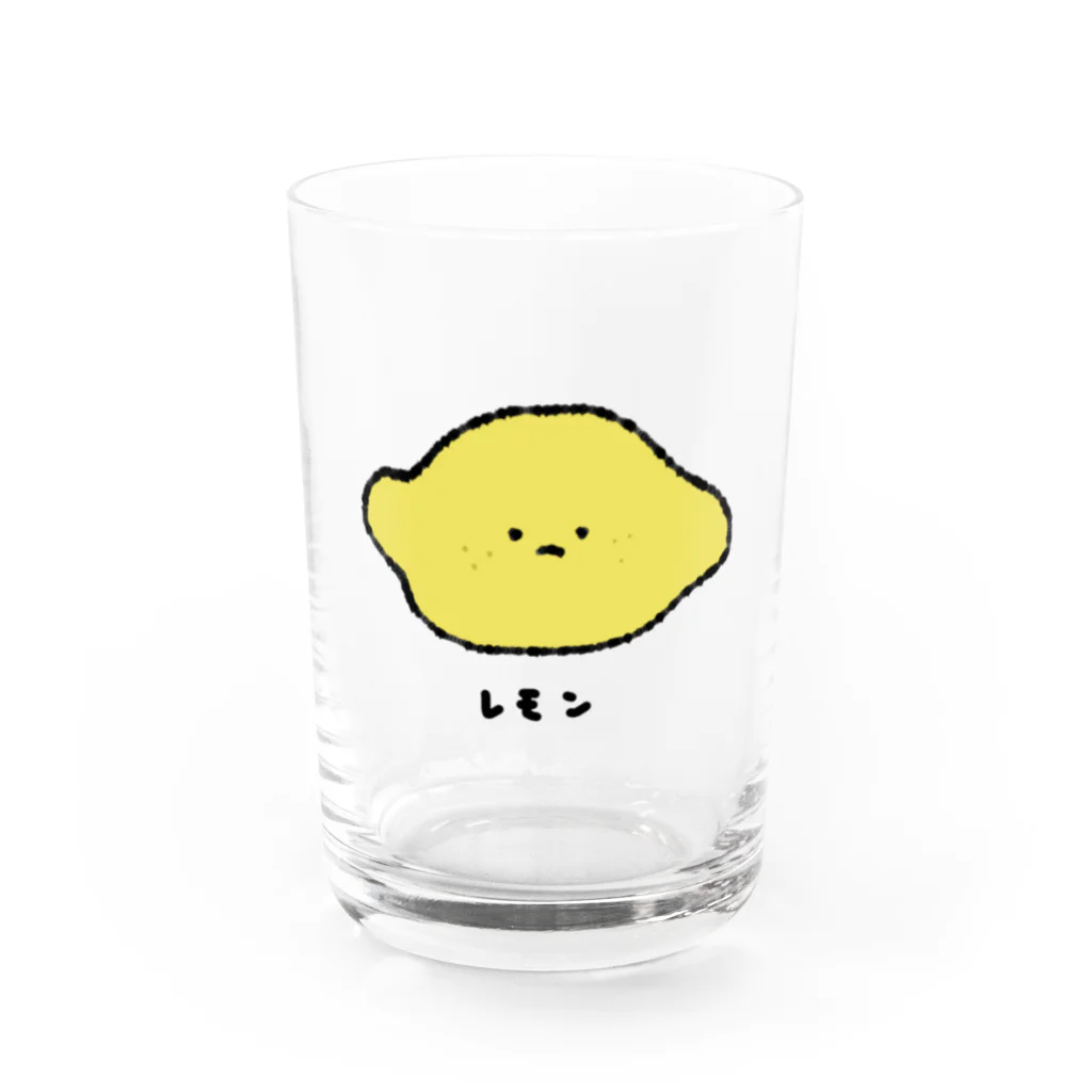 wuchan's shopの不服レモンちゃん Water Glass :front