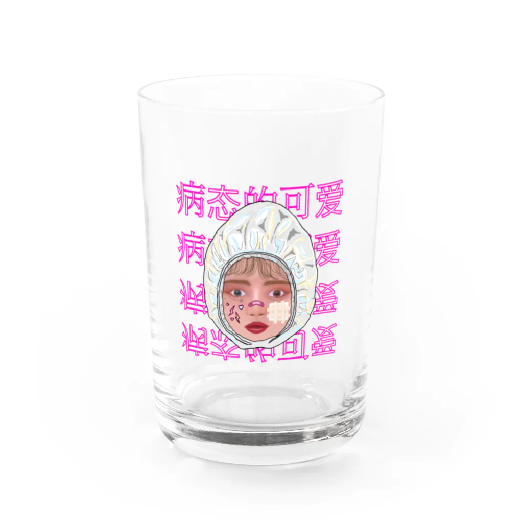 ヒョンのバブみぱんく Water Glass :front