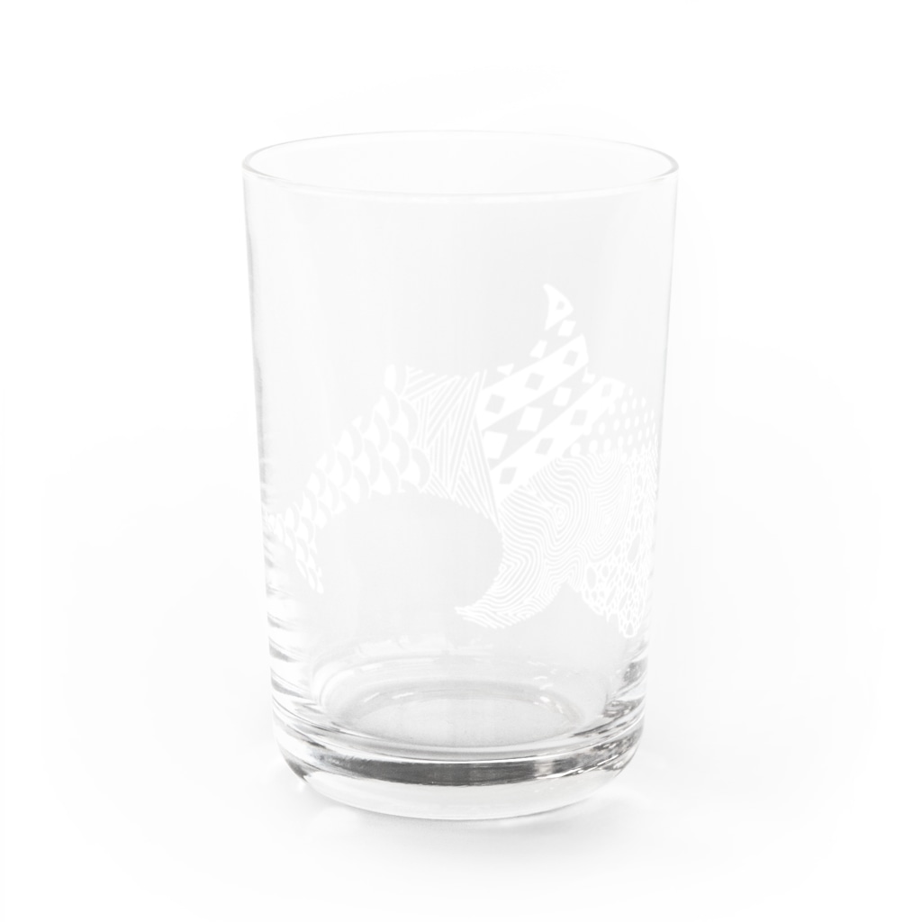 新谷べにのジンベイザメ　siro Water Glass :front