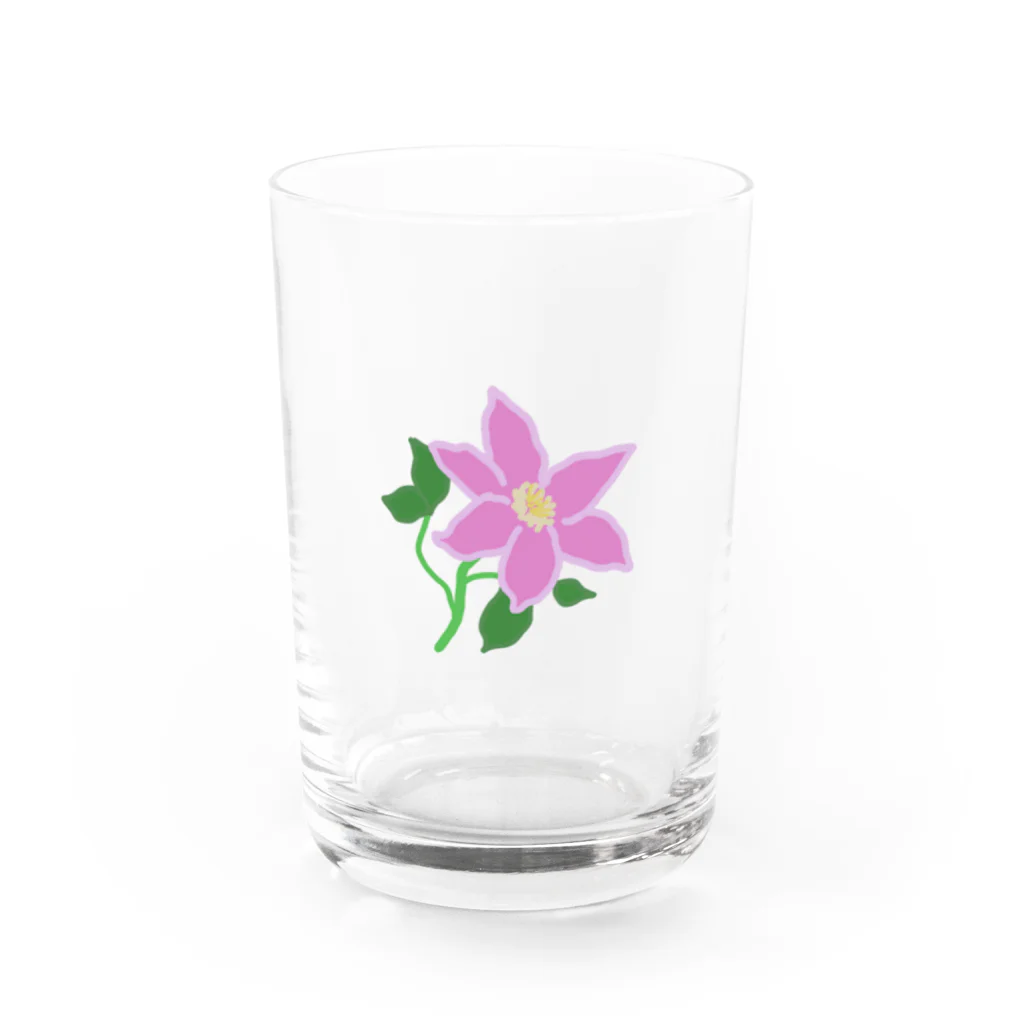 flower-flowersのflower F-1 Water Glass :front