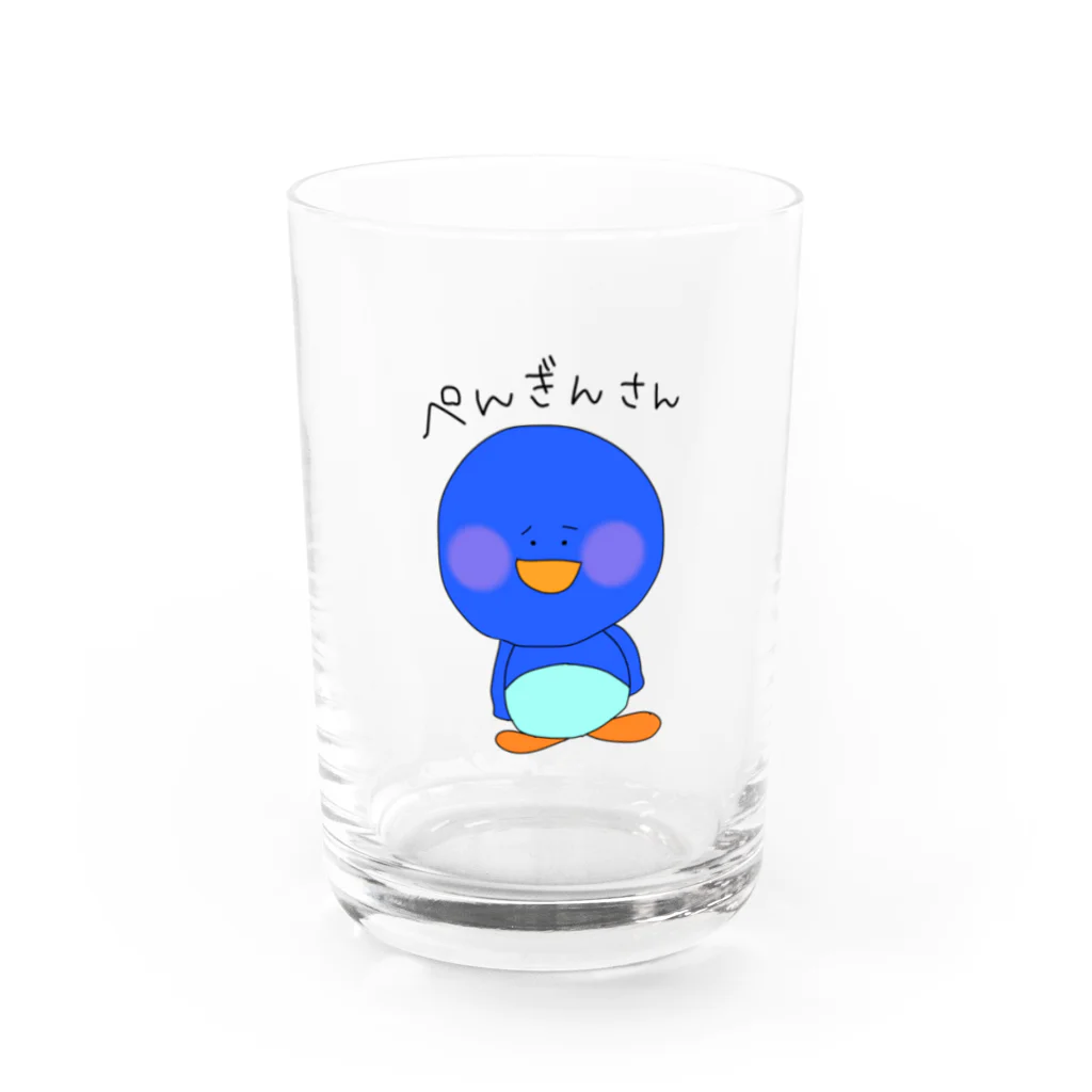 ステボシ みっちょん。のぺんぎんさん Water Glass :front