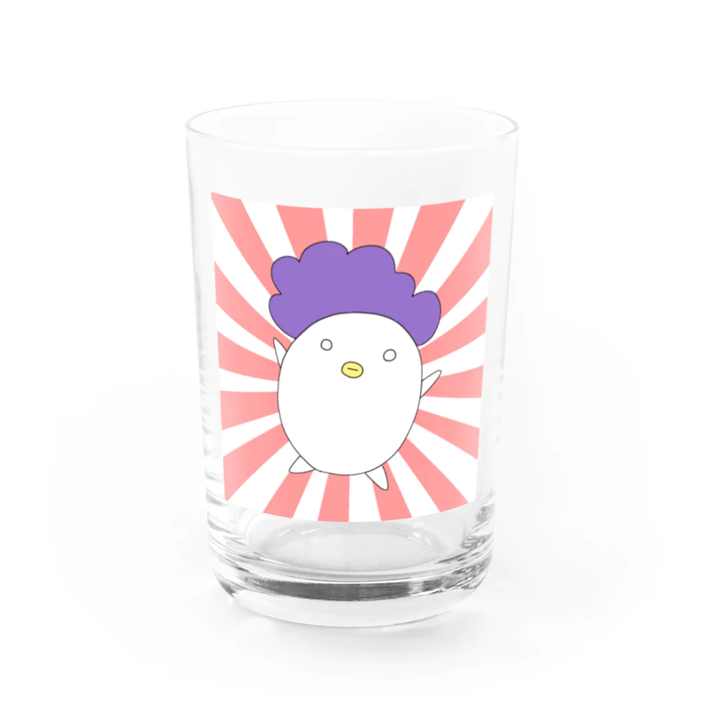 ぱれっとのあふろこけしグラス Water Glass :front