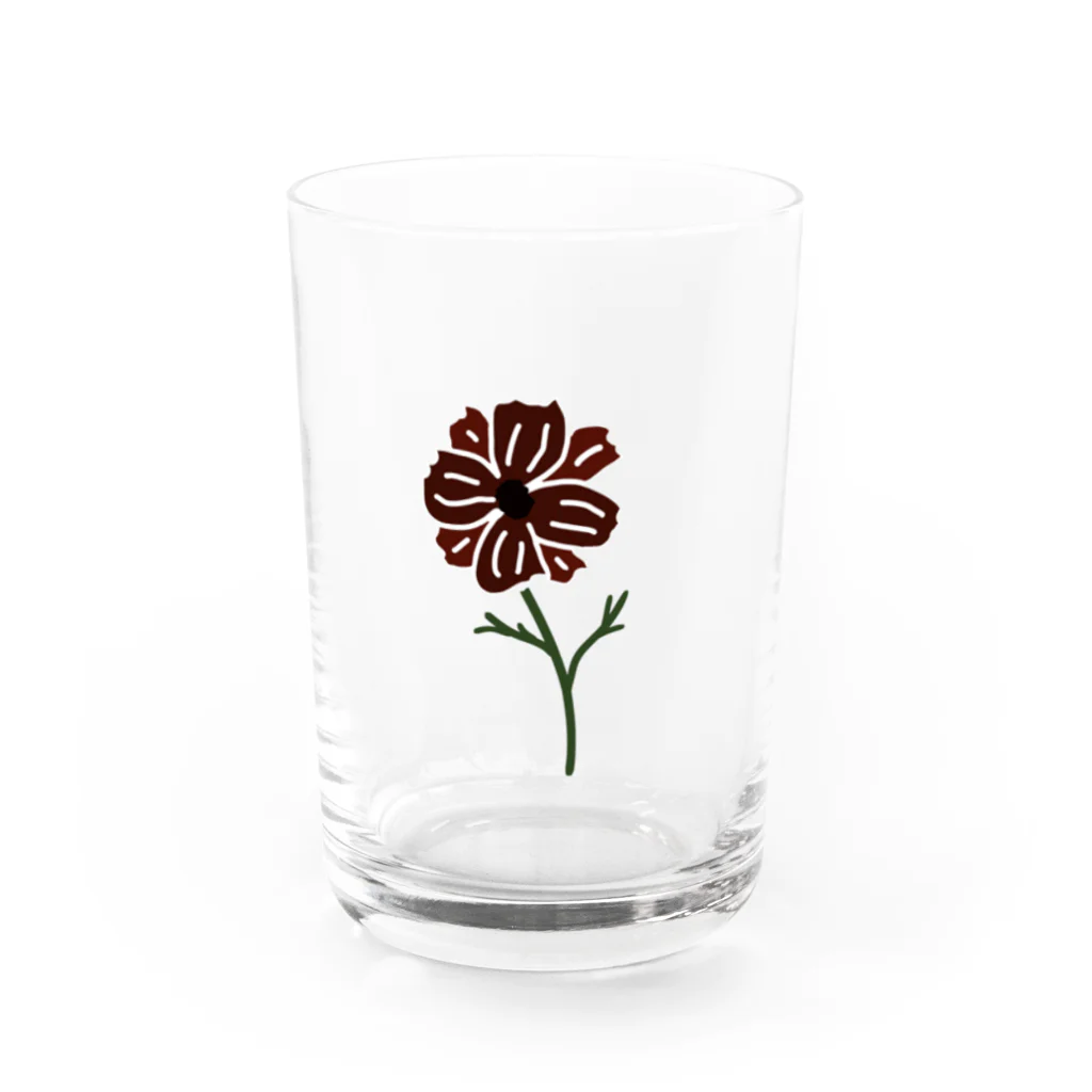 flower-flowersのflower G-3 Water Glass :front
