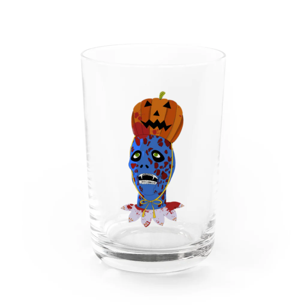 Johncreati.のハロウィンゾンビくん Water Glass :front