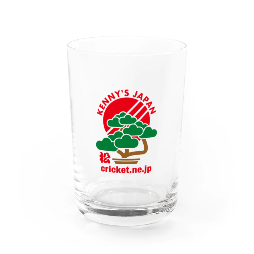 クリケットおじさんの店[Kenny's Shop]のKenny's Japan Cricket 盆栽_01 Water Glass :front