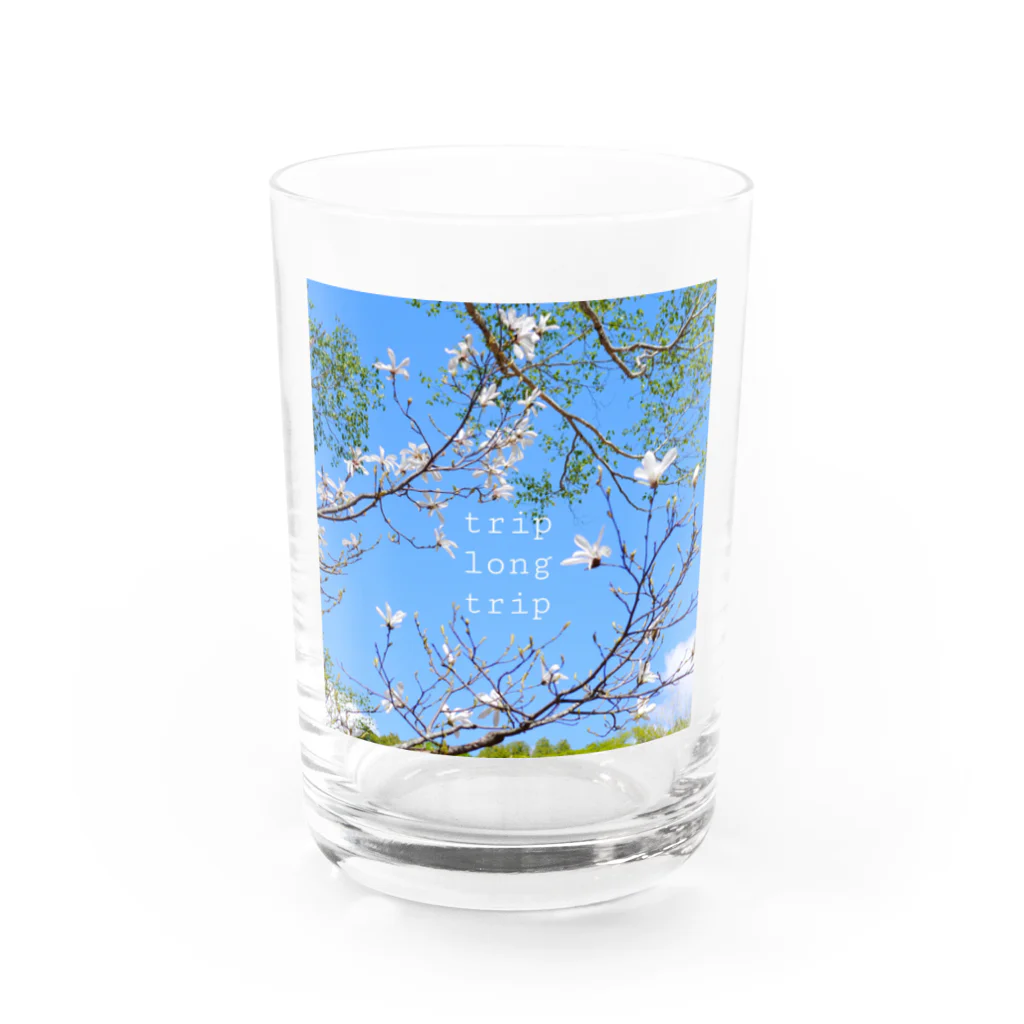 tamao244のtrip long trip Water Glass :front