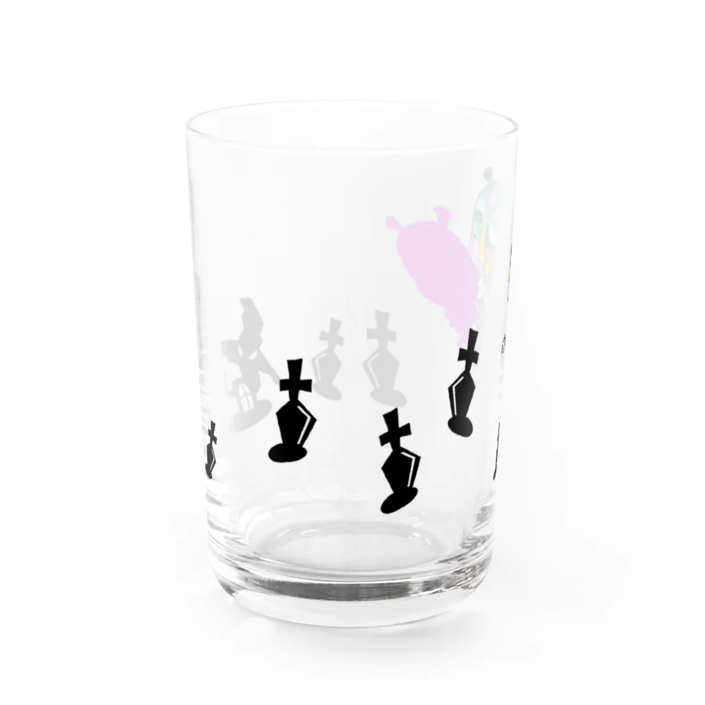 こつめちゃんのおみせのフランケンシュタイン博士の友 Water Glass :front