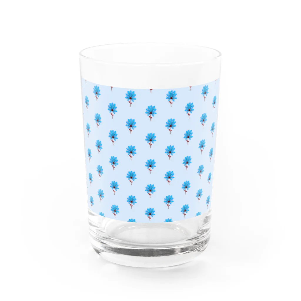 orange_honeyの花柄15 Water Glass :front