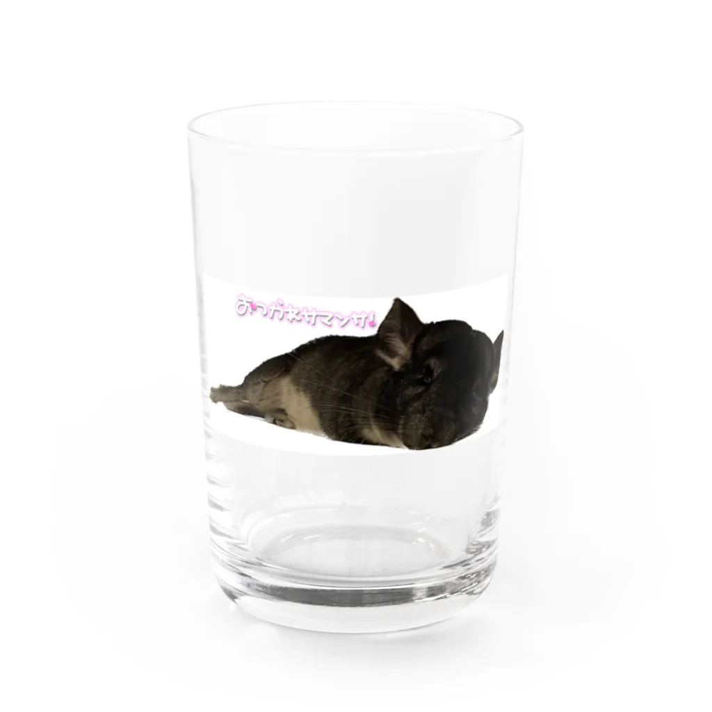 ナギ商店のおつかれ🐭しじみたん Water Glass :front