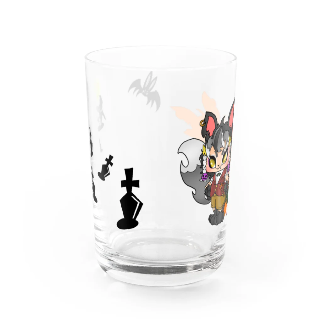 こつめちゃんのおみせのオオカミブラザーズ Water Glass :front